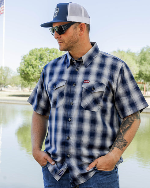MIDWAY BAMBOO SHORT SLEEVE BUTTON UP - MENS